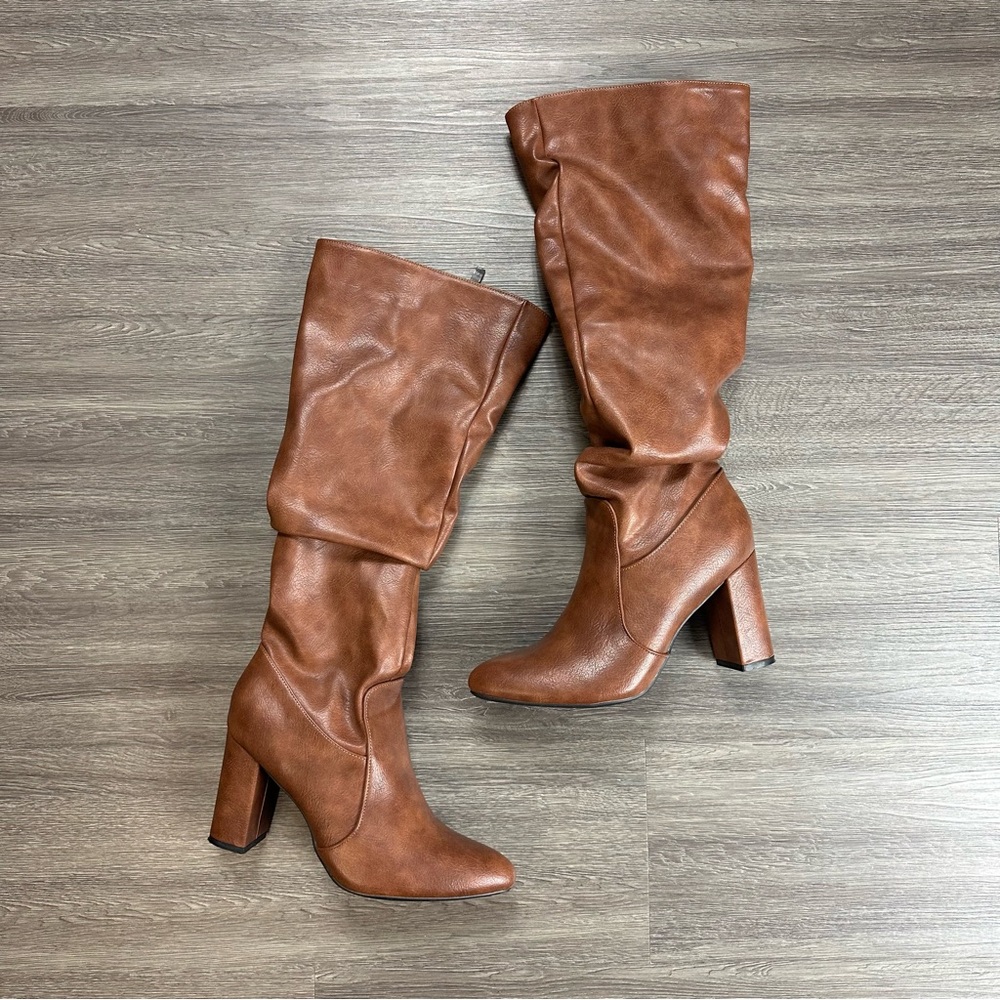 Final Sale: Brown Knee-High Boots